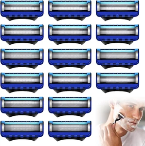 16 Pezzi Lamette Compatibile Con Gillette Fusion 5 - Foto 1 di 7