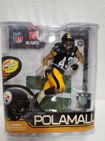 PITTSBURGH STEELERS TROY POLAMALU #43 NFL SERIES 29 ACTION FIGURE NEW IN BOX Cover