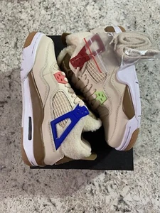 Jordan 4 Retro GS - DH0572 264 - Pearl White / Wild 4Y / Damen: 5,5 - Bild 1 von 7