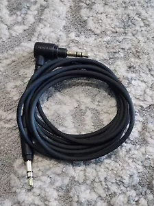 Cable de audio auxiliar Sony WH1000XM3 WH-1000XM4 OEM 3,5 mm - negro genuino - Imagen 1 de 2