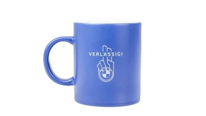 Tazza da caffè originale BMW "Affidabile" blu 300ml 80235B38DB5 NUOVA - Foto 1 di 3