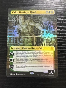 MTG *Calix, Destiny’s Hand Borderless foil X1* (NM) Theros Beyond Death Magic - Picture 1 of 2