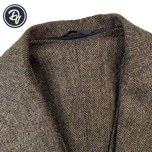 1980s 41 R Brooks Brothers " Makers " Brown Herringbone Tweed 3 PC Suit Made USA - Picture 1 of 24