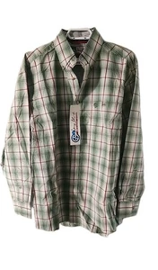 George Strait Cowboy Cut Collection by Wrangler Mens Shirt Red Paisley NEW NWT - Imagen 1 de 4