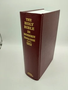 Holy Bible In Modern English By Ferrar Fenton Burgundy Hardcover - Picture 1 of 13