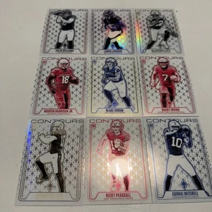 2024 Panini Phoenix Contours LOT (9) Caleb Williams Corum Irving Harrison Jr - Bild 1 von 23