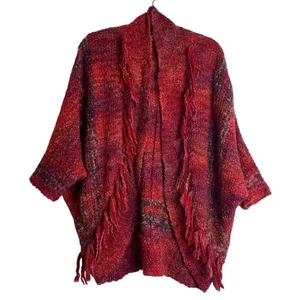Sleeping On Snow Anthropologie Fransen Cardigan Pullover Gr. Medium Wolle Western - Bild 1 von 6