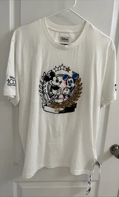 Disney X Tommy Hilfiger Embroidered T-Shirt 100 Years of Wonder Adult Sm NWT - Image 1 of 4