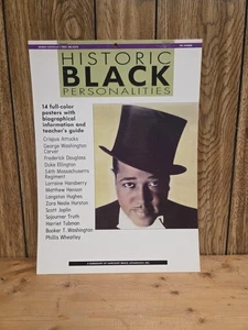 Vintage 90er historische schwarze Persönlichkeiten Poster - Bild 1 von 7