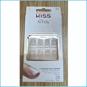 Kiss Salon Acryl Nude French Press-On Nägel - 28 Stück Set (Neu) - Bild 1 von 20