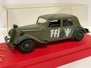 SOLIDO Citroen Traction 15 FFi LIBERATION PARIS LIMITED EDITION A 1:43 Diecast - Picture 1 of 8