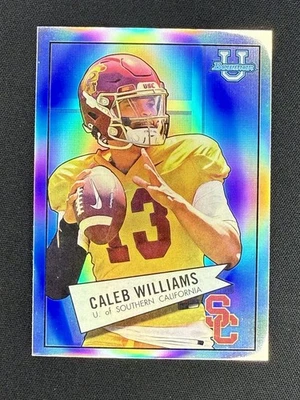 2022 Bowman Chrome University 1952 #52BF-4 Caleb Williams USC Trojans - Image 1 of 2
