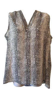 Violet + Claire Women's Blouse Size XL Sleeveless V-Neck Pullover Top - Picture 1 of 8