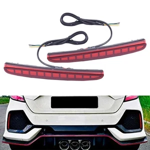 for Honda Civic Hatchback Rear Bumper Reflector Driving Lamp Fog Light - Picture 1 of 8