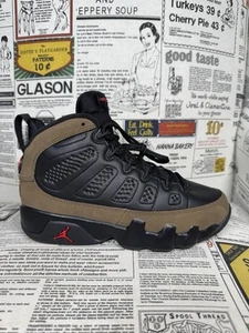 Nike Air Jordan 9 Retro GS Olive 2024 HV4574-030 GS 6Y Women Size 7.5 - Picture 1 of 8