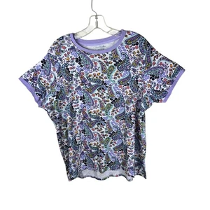 Set Pigiama Donna Vera Bradley Maddalena Paisley Maglia Taglia 3XL Viola Comodo - Foto 1 di 6