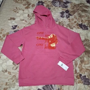 Girls Bob Marley Oversized Fleece Hoodie Size XL Teens - Picture 1 of 2