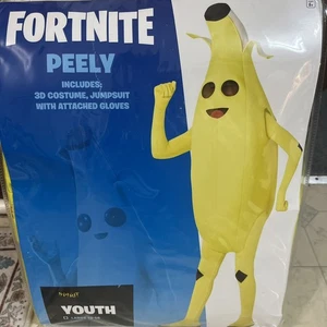 Jugend Peely Kostüm Fortnite Junge Kinder Größe S M L XL - Bild 1 von 1