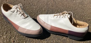 vintage Footjoy Europa Collection women's golf shoes Style 99224 Size 8.5M - Picture 1 of 9