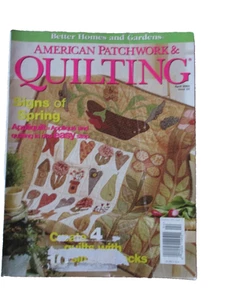Better Homes and Gardens American Patchwork & Quilting APR 2002 - Picture 1 of 1
