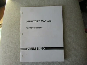Buhler Farm King rotary cutter operator's manual - Picture 1 of 8