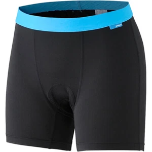 Shimano Women's Padded Cycling Boxer Shorts, Riding, Biking, Black. - Picture 1 of 2