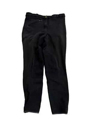 Perris Riding Apparel Black 30 (Actual: 31x24) Horseback Riding pants - Image 1 of 4