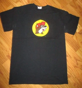Gildan~Black Tee Shirt~Buc-ees~Tee Shirt~Peace-Love-Buc-ees~Size Small~Pre-Own. - Picture 1 of 10