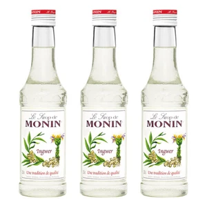 Monin Sirup Ingwer, 0,25L, 3er Pack - Bild 1 von 1