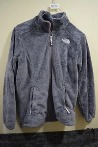 The North Face GIRLS L 14/16 Osolita SOFT Fleece Gray Jacket G379 $89 - Picture 1 of 12