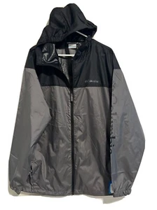 Columbia Flash Challenger Novelty Windbreaker Jacket Gray Men's large - Picture 1 of 6