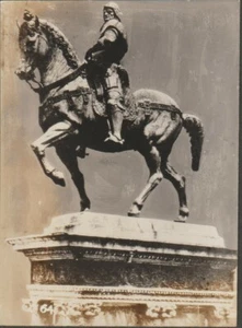 VINTAGE PHOTOGRAPH OF BARTOMOLEO COLLEONI by Andrea del Verrocchio - Picture 1 of 1