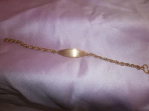 Speidel ID Bracelet -- -Small 6" Wrist - Picture 1 of 4