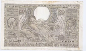 Belgium 100 francs-20 belgas 1938 King Albert I - Picture 1 of 2