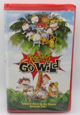 RUGRATS: GO WILD ANIMATED VHS VIDEO, RUGRATS MEET WILD THORNBERRYS NICKELODEON - Image 1 of 4