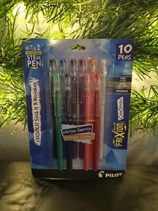 Pilot FriXion ColorSticks Erasable Gel Ink Pens Assorted 0.7 mm 10/Pack 32454 - Picture 1 of 2