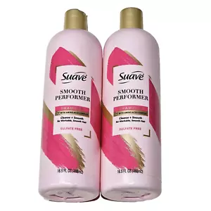 2er Pack Suave Smooth Performer Shampoo Aminosäure Komplex Reinigung 16,5oz - Bild 1 von 1