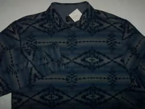 NWT Pendleton BLUE TRAPPER PEAK Marshall Chamois 100% Cotton Shirt Men's L SOFT - Picture 1 of 7