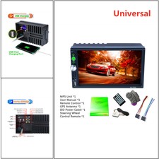 7" Android Car Stereo Radio Video Audio MP5 Player GPS WiFi BT touch screen Kit