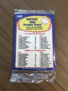 1988 Topps Nestle Dream Team Sealed Cello Pack * Nolan Ryan - Picture 1 of 2
