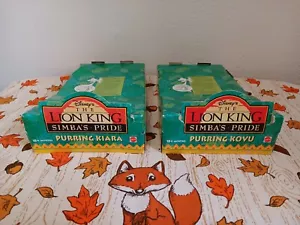 BOXES ONLY For Vintage Lion King II Simba's Pride Purring Kovu Kiara Plush 1998 - Picture 1 of 22