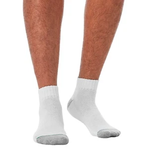 Member's Mark Men's Quarter Socks, White, 10 Pairs - Picture 1 of 4