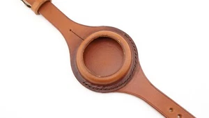 NEW CONGAC leather strap band wristband for pocket watch 50 mm WW1 times WWII - Picture 1 of 4