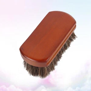 1PC Shoe Brush Horsehair Large Professional Boot and Brush Shoe Brush - Bild 1 von 11