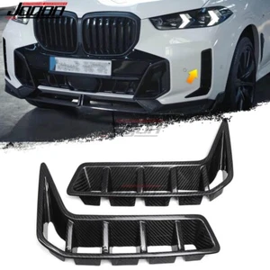 For BMW X5 G05 M60i LCI X5 M Sport 2023+ Dry Carbon Front Bumper Lower Vent Trim - Picture 1 of 13