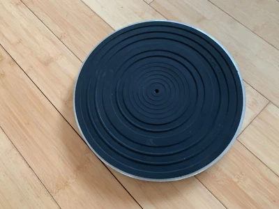Original for record JVC L-A21 Aluminum Platter with Rubber Mat - Image 1 of 4