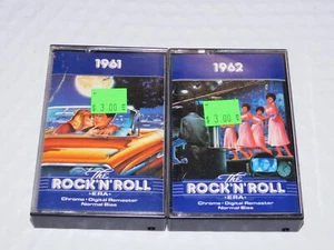 Lot of 2 Time Life Music 1961 1962 Cassette Tape The Rock 'N' Roll Era - Picture 1 of 3