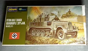 Hasegawa / Mini Craft 1/72 scale 8 Ton Half Track Quadruple 20mm -complete kit- - Picture 1 of 8