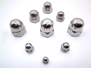 Hutmutter hohe Form DIN 1587 Edelstahl VA M3 M4 M5 M6 M8 M10 M12 M14 M16 - Bild 1 von 14