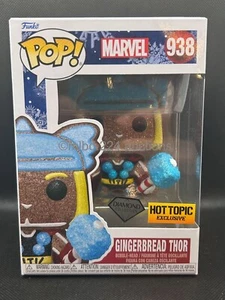 Funko POP! Marvel: Gingerbread Thor - Hot Topic Excl Diamond Collection 938 - Imagen 1 de 5